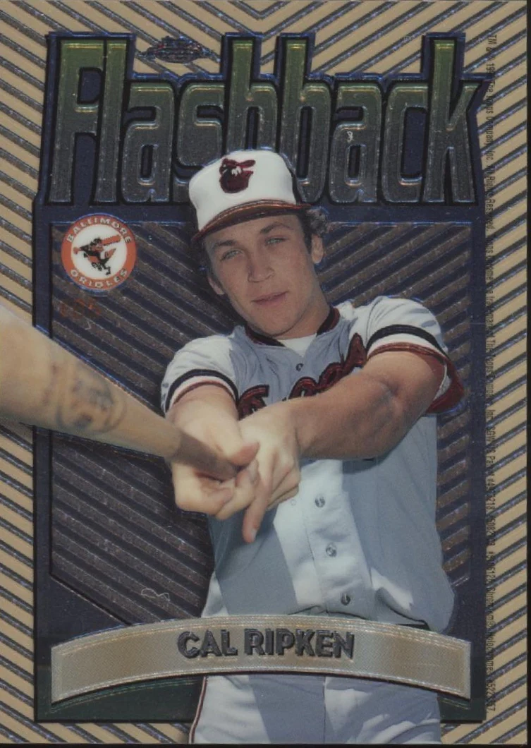 Cal Ripken 1998 Topps Chrome Flashback - Image 2