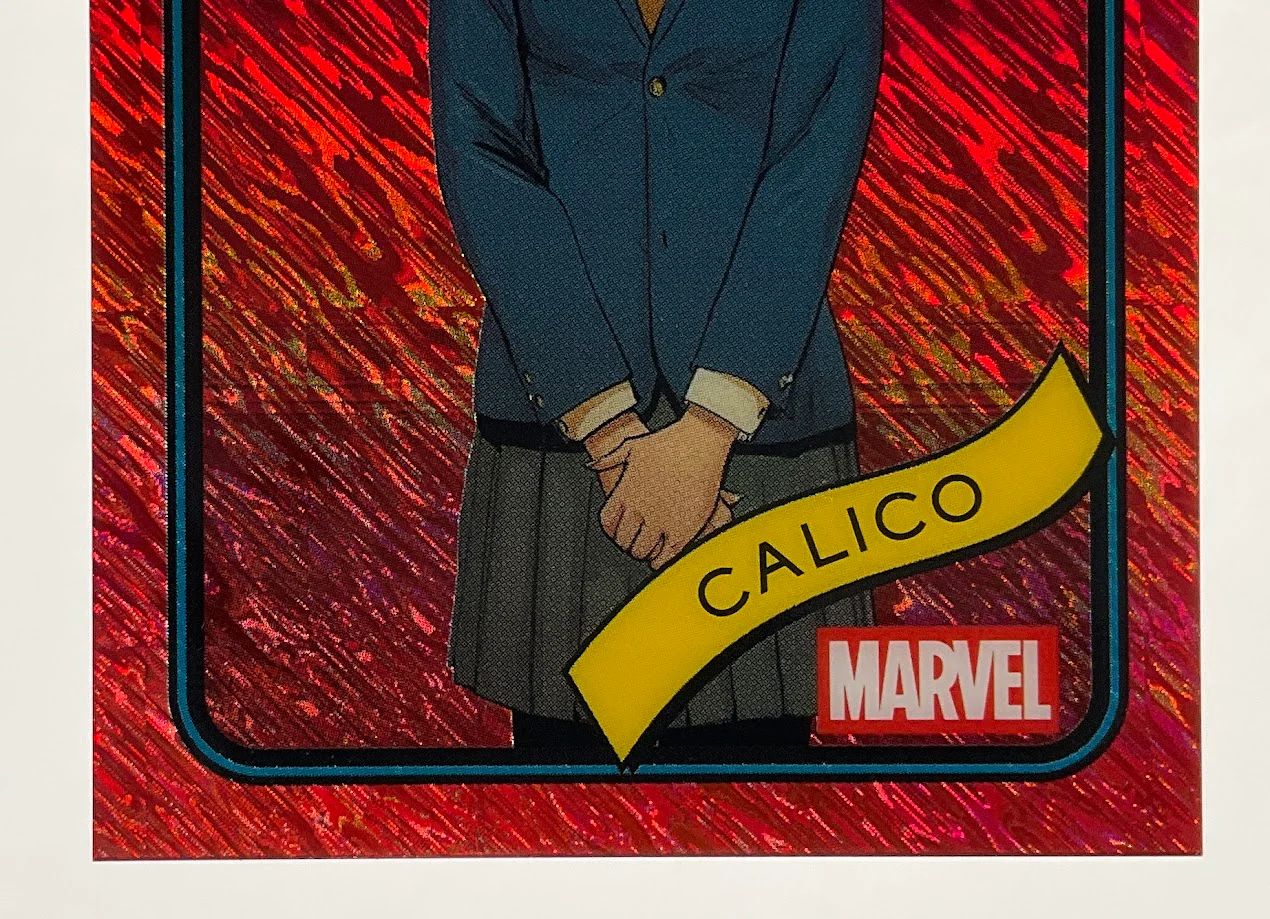 Calico 2025 Topps Chrome Marvel 1st Appearance Red Shimmer Refractor 4/5 #67 - Image 4
