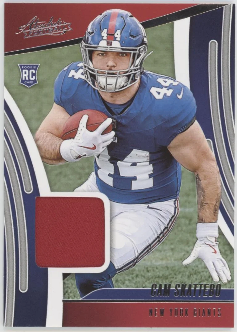 Cam Skattebo 2025 Panini Absolute Swatch RC #ARM-CSO