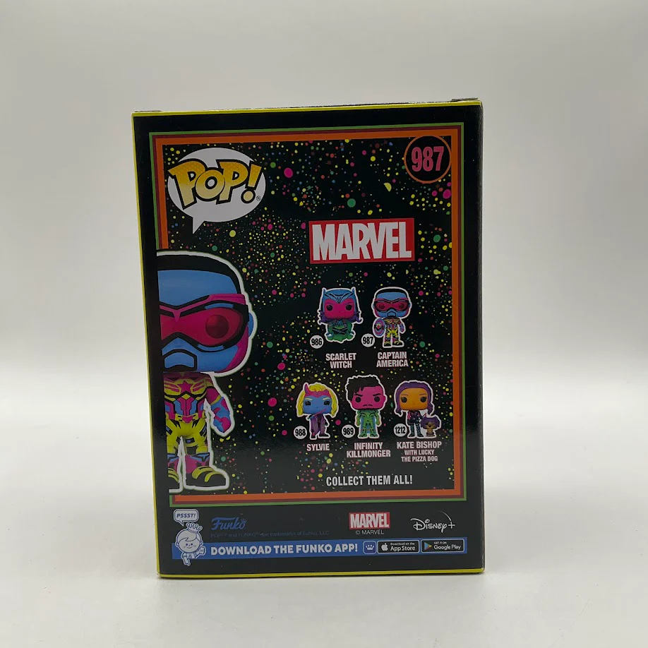 Captain America (Blacklight) Funko Pop! The Falcon & The Winter Soldier Target - Image 3