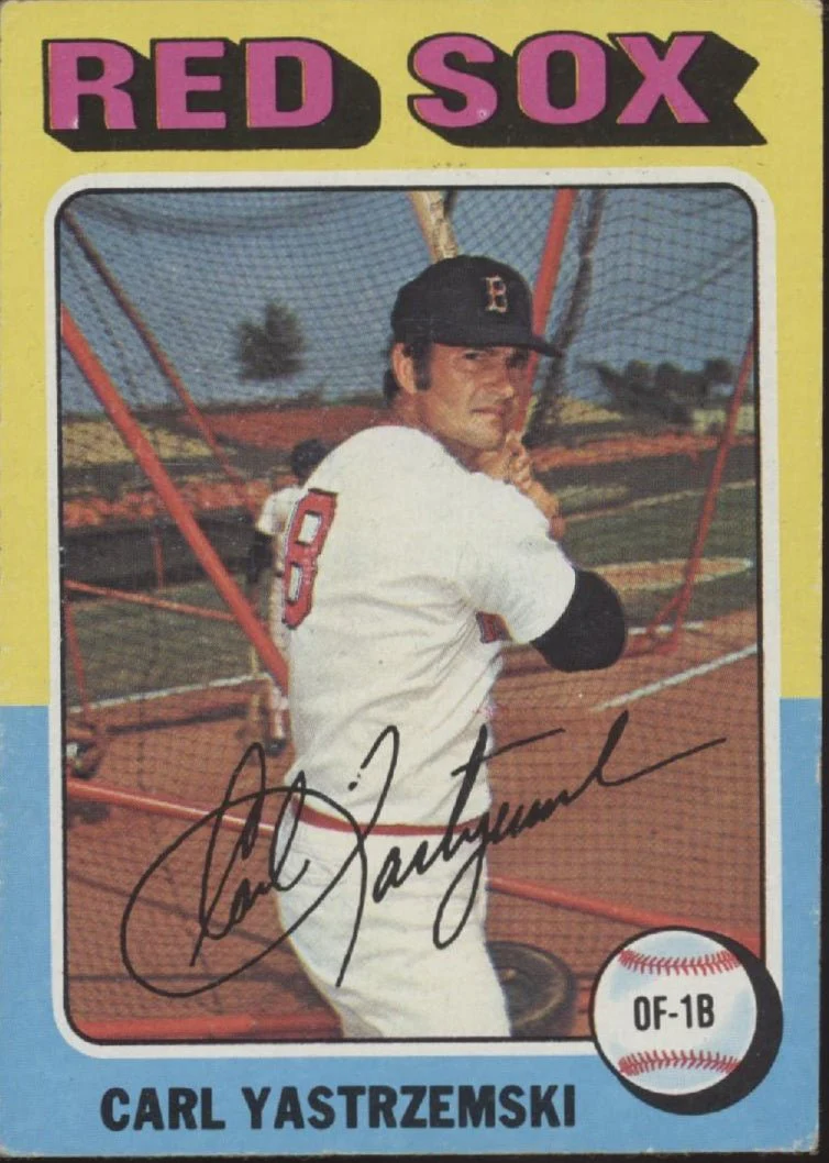 Carl Yastrzemski 1975 Topps #280 Boston Red Sox EX-NM