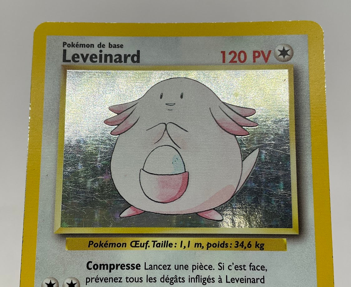 Chansey Pokemon Base Set Holo French #3 MP - Image 4