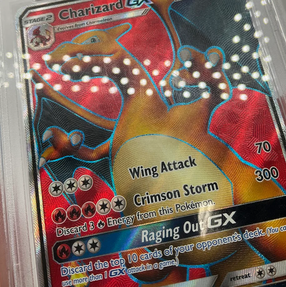 Charizard GX Pokemon Premium Collection Black Star Promo Full Art #SM60 PSA 8 - Image 3
