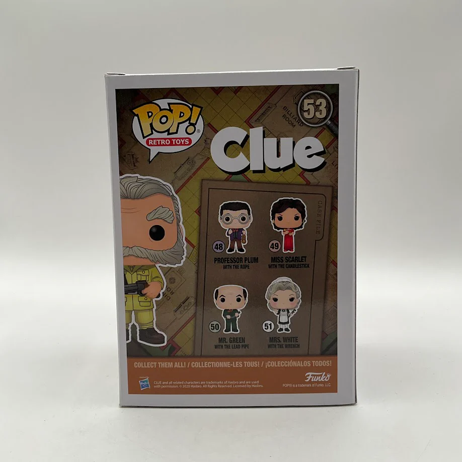 Colonel Mustard with The Revolver Funko Pop! Clue #53 2021 Target Con - Image 3