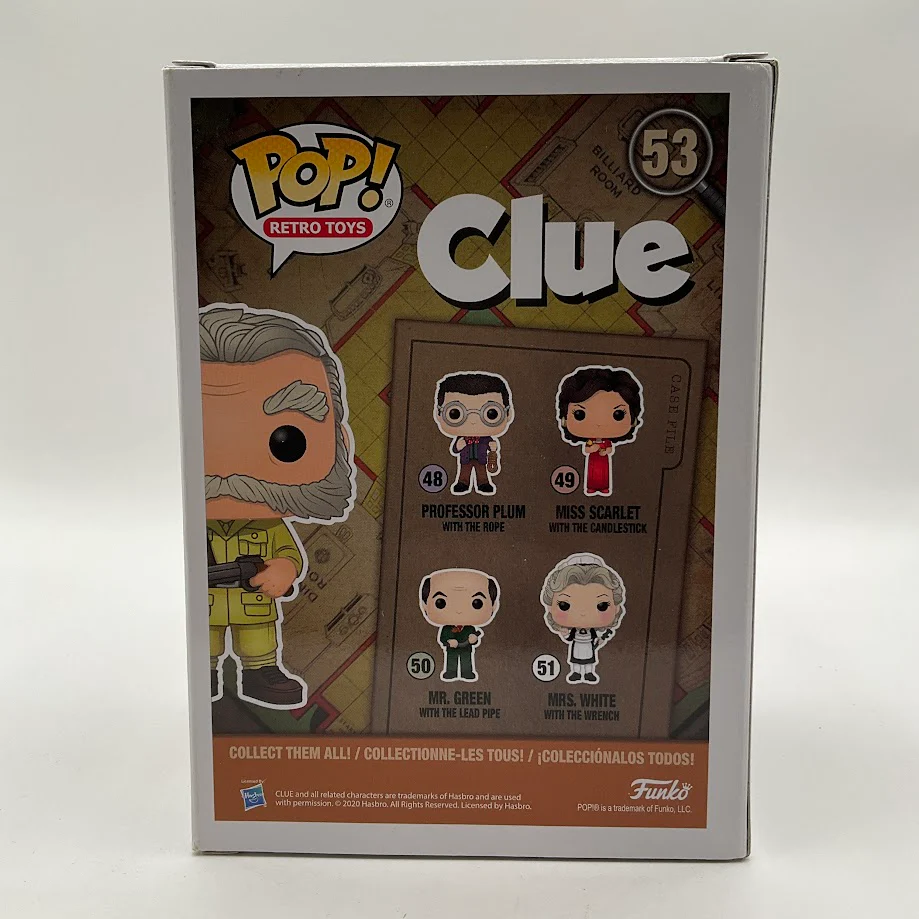 Colonel Mustard with the Revolver Funko Pop! Clue #53 2021 Target Con - Image 3