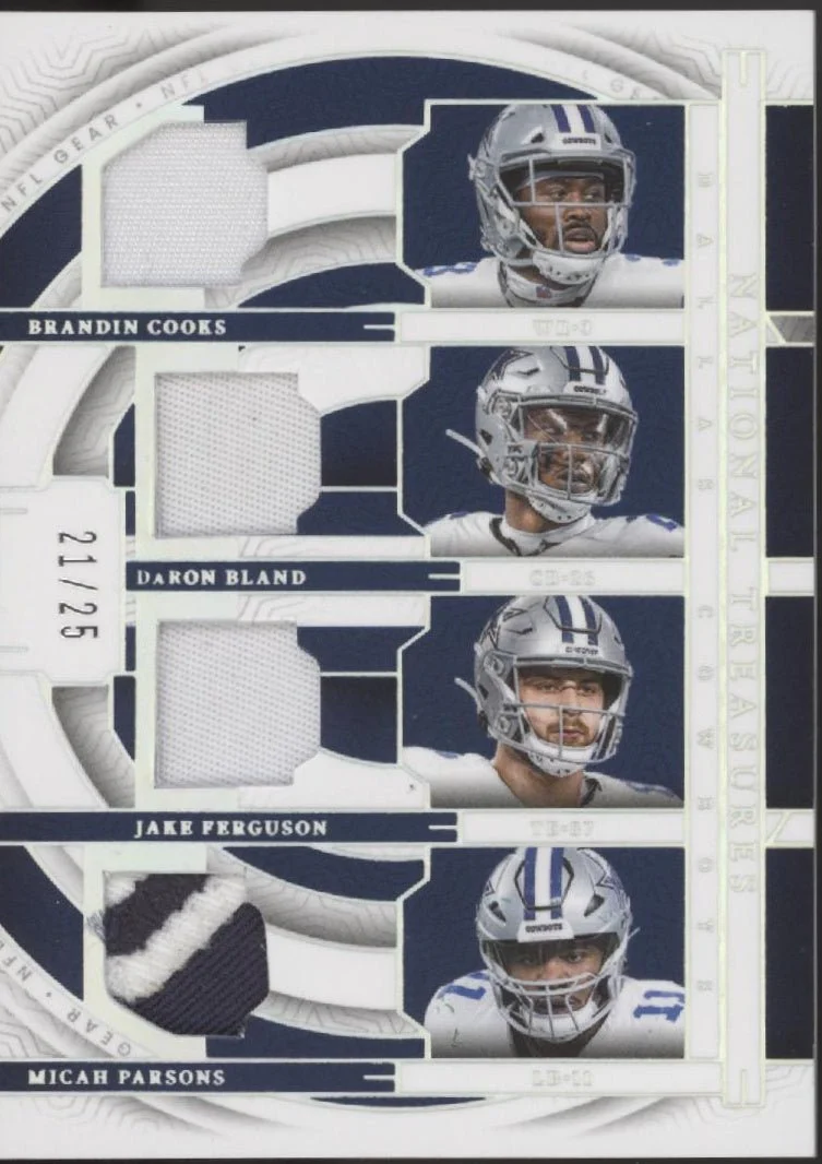 Cooks / Bland / Ferguson / Parsons 2023 Panini National Treasures Gear 21/25