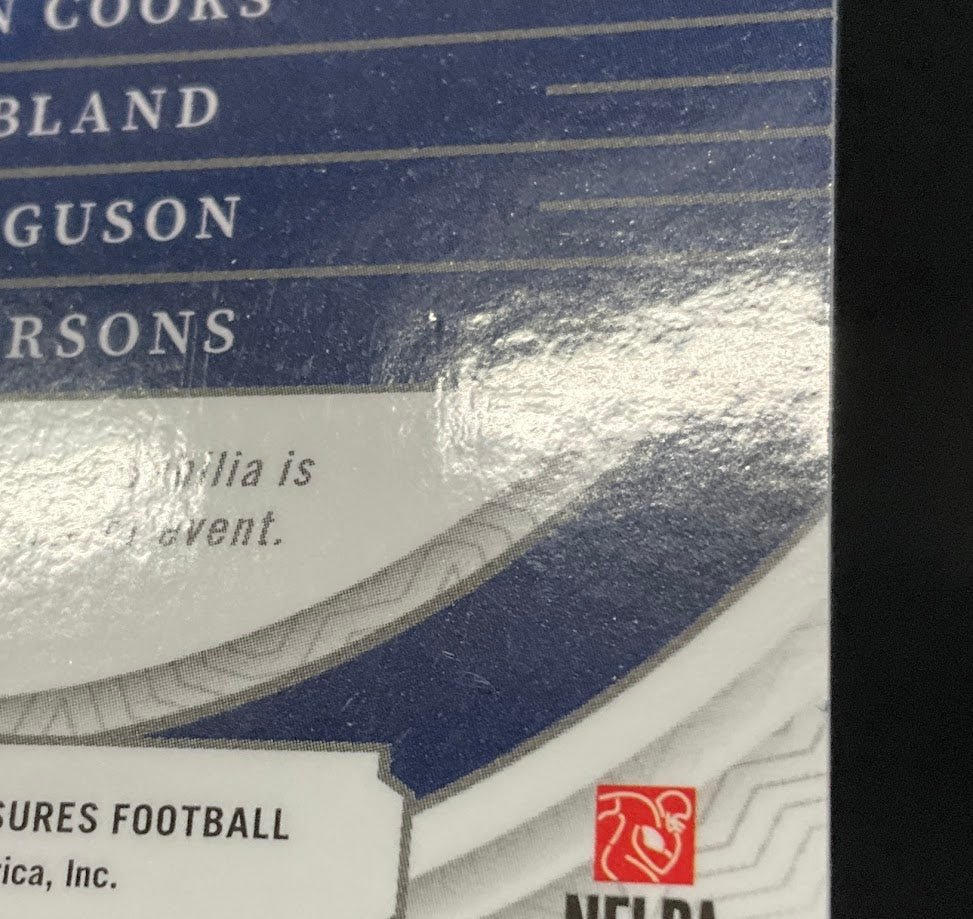 Cooks / Bland / Ferguson / Parsons 2023 Panini National Treasures Gear 21/25 - Image 3