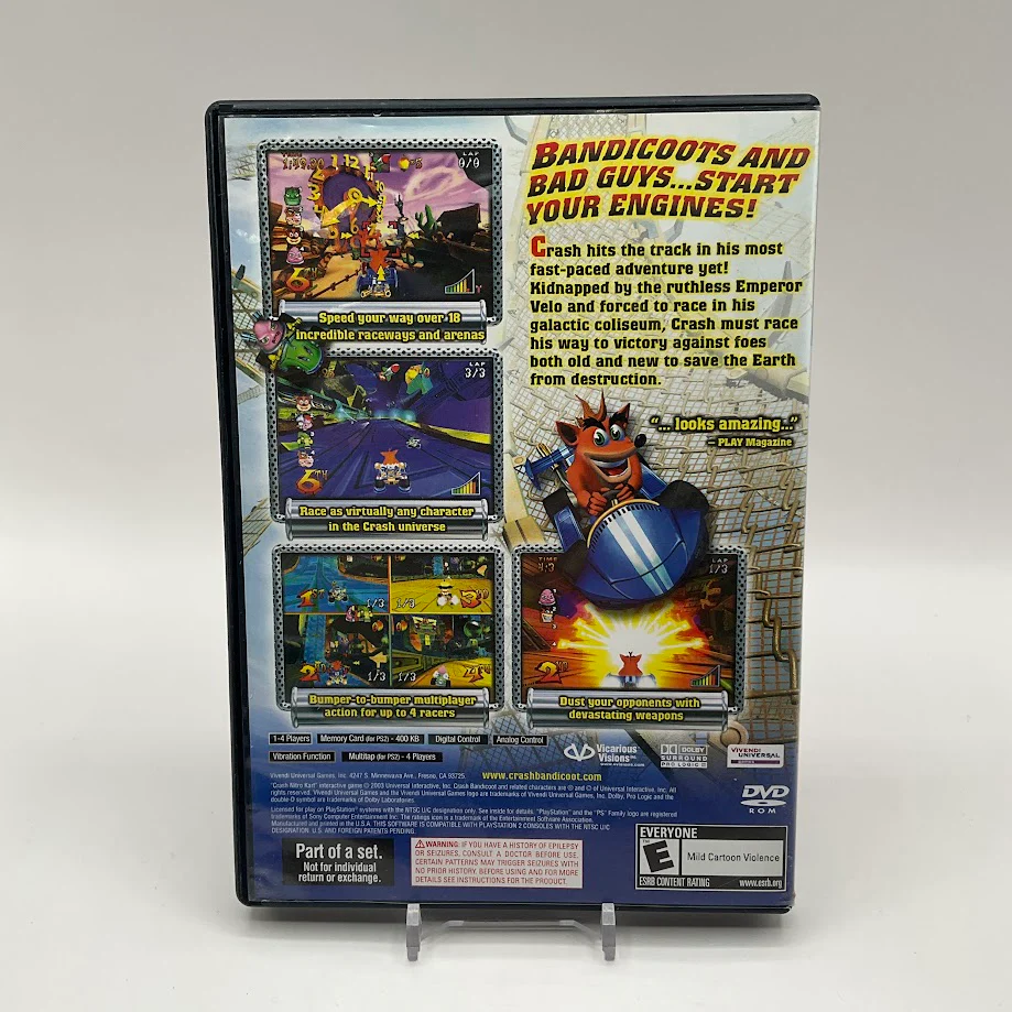 Crash Nitro Kart Playstation 2 Used - Image 2