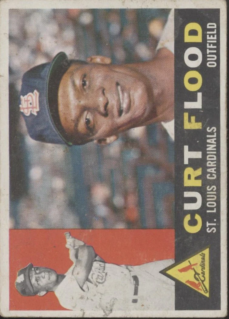 Curt Flood 1960 Topps #275 St. Louis Cardinals GD
