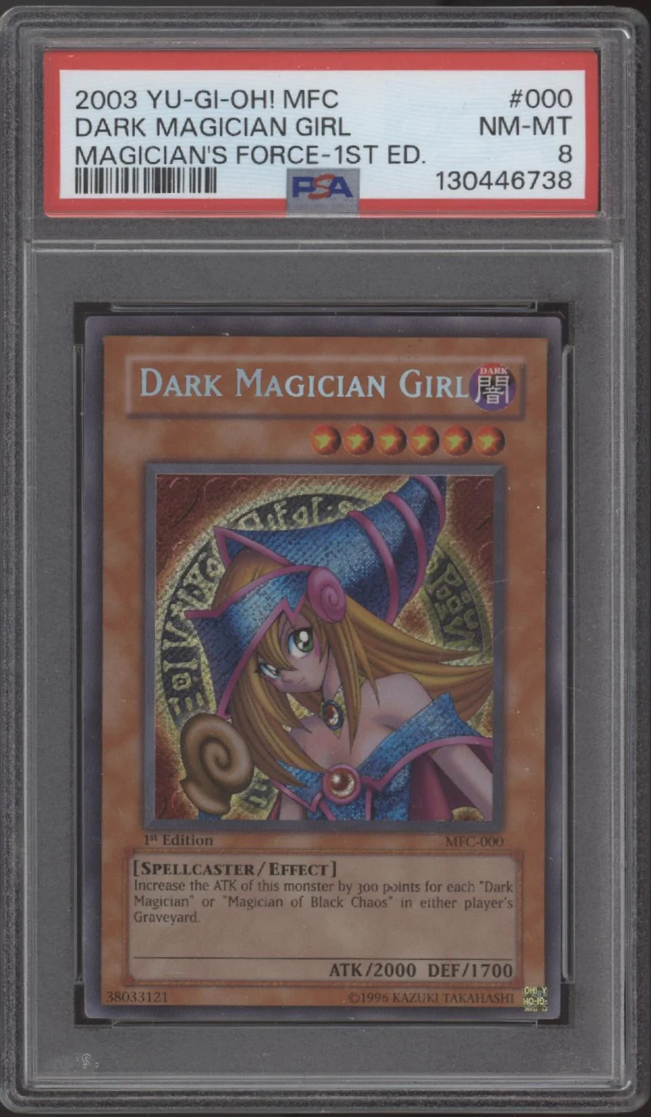 Dark Magician Girl Yu-Gi-Oh! Magician's Force 1st Edition #000 PSA 8 #2