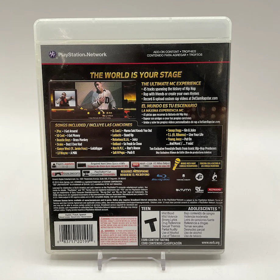 Def Jam Rapstar Playstation 3 Used #1 - Image 2