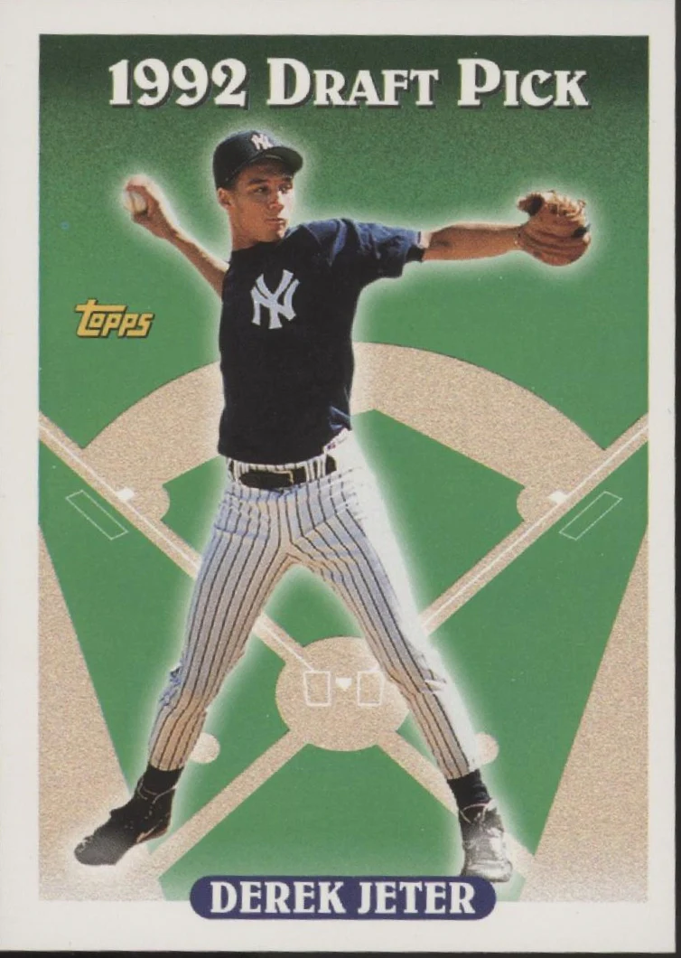Derek Jeter 1993 Topps Draft Pick #98 #3