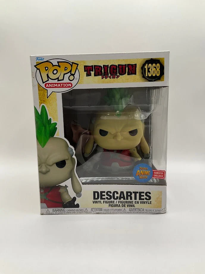 Descartes Funko Pop! Trigun #1368 Super Anime Week GameStop Exclusive