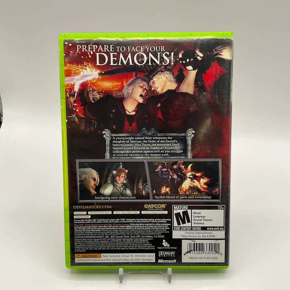 Devil May Cry 4 Xbox 360 Used #1 - Image 2