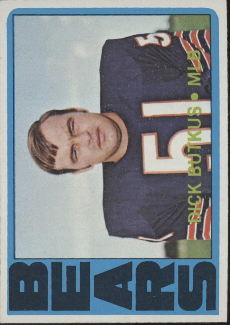 Dick Butkus 1972 Topps #170 Chicago Bears EX #1