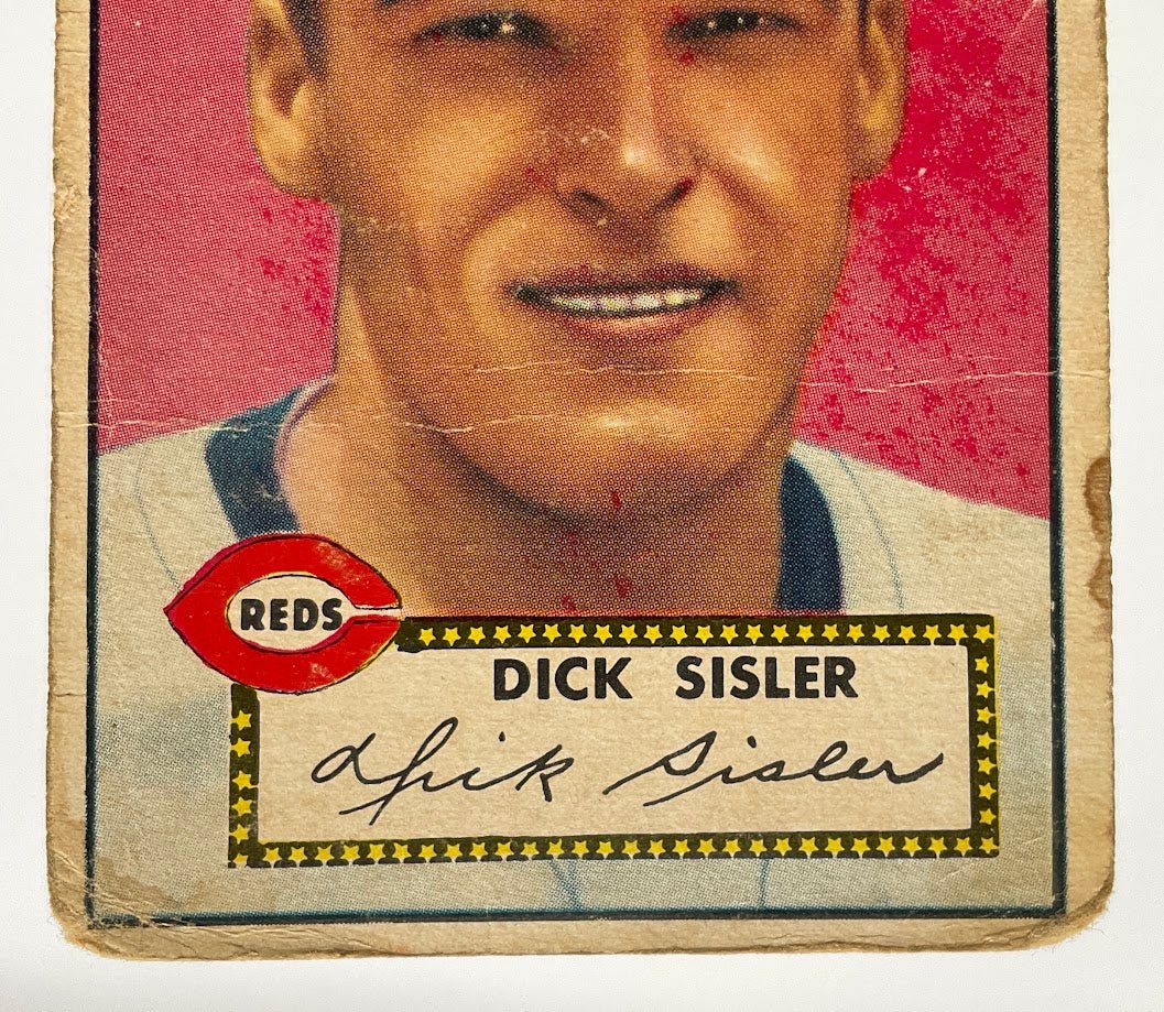 Dick Sisler 1952 Topps #113 Cincinnati Reds GD - Image 4