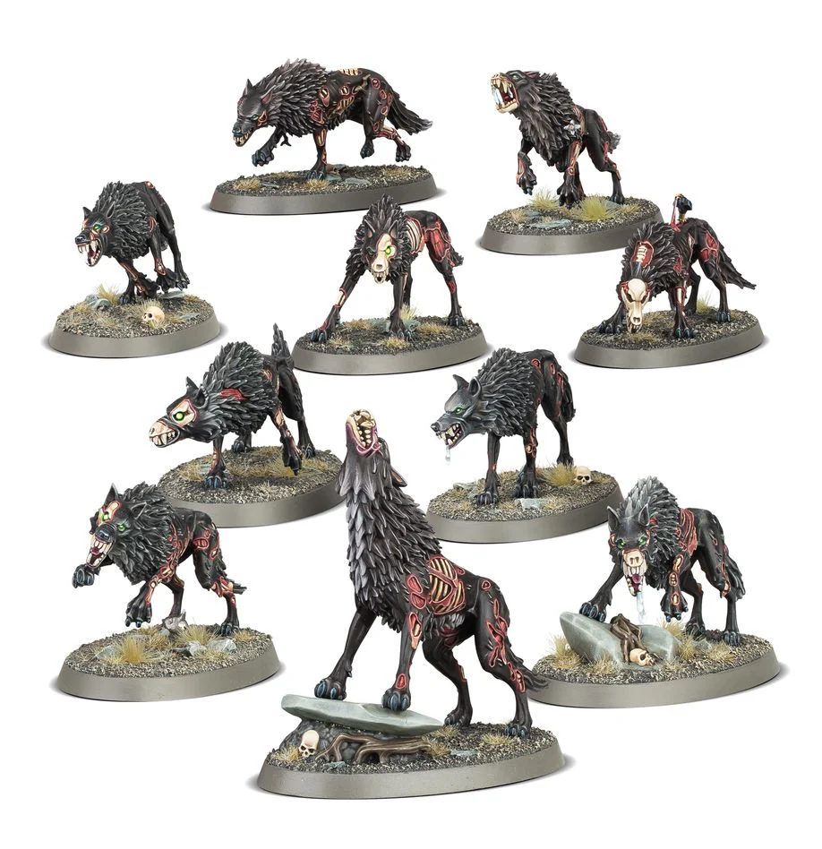 Warhammer Age of Sigmar: Soulblight Gravelords - Dire Wolves - Image 2