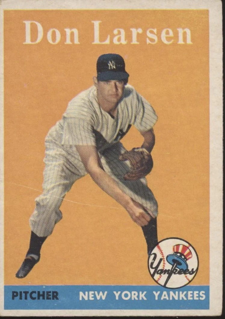 Don Larsen 1958 Topps #161 New York Yankees VG