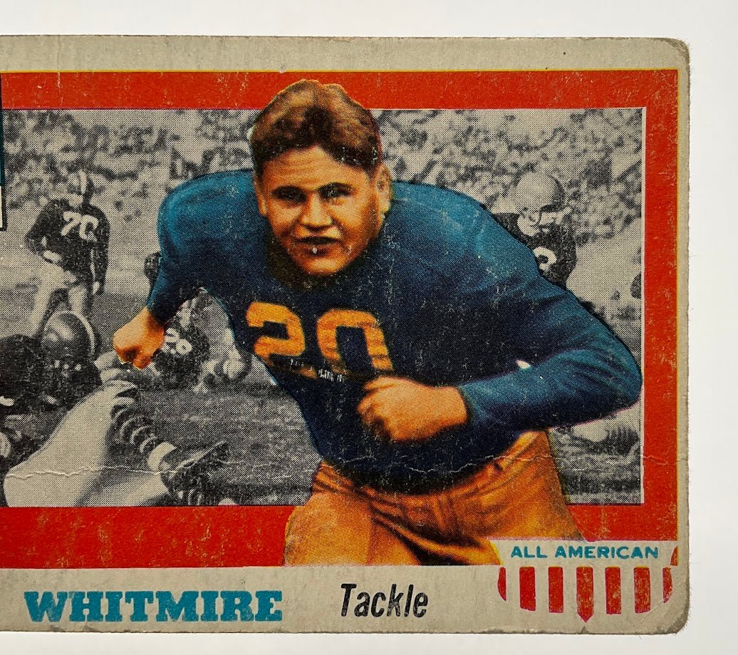 Don Whitmire 1955 Topps All American RC #99 VG #2 - Image 3