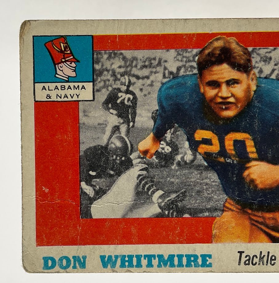 Don Whitmire 1955 Topps All American RC #99 VG #2 - Image 4