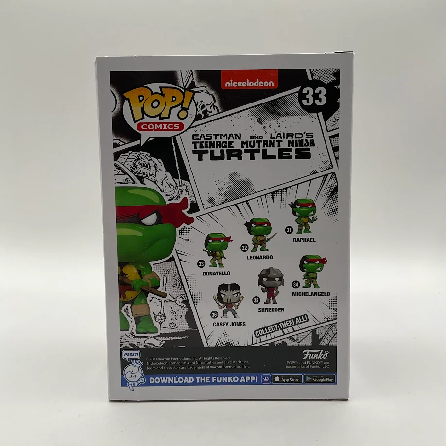 Donatello Funko Pop! Eastman & Laird's TMNT #33 B&W Chase PX Previews - Image 3