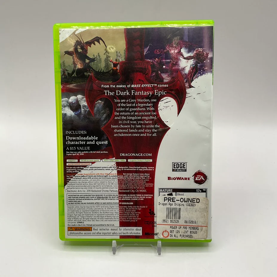 Dragon Age: Origins Xbox 360 Used - Image 2