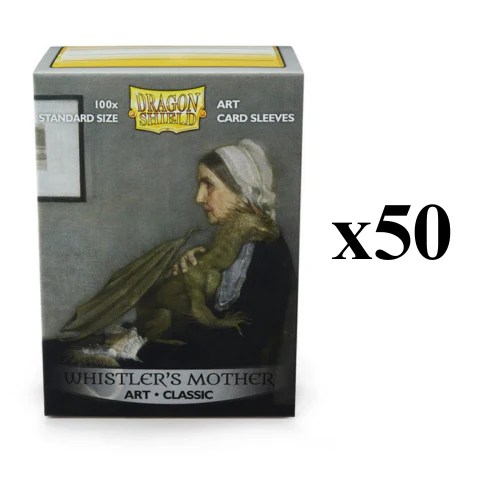 Dragon Shield: 100ct Standard Size Whistlers Mother Classic Art Sleeves - CASE (50ct)