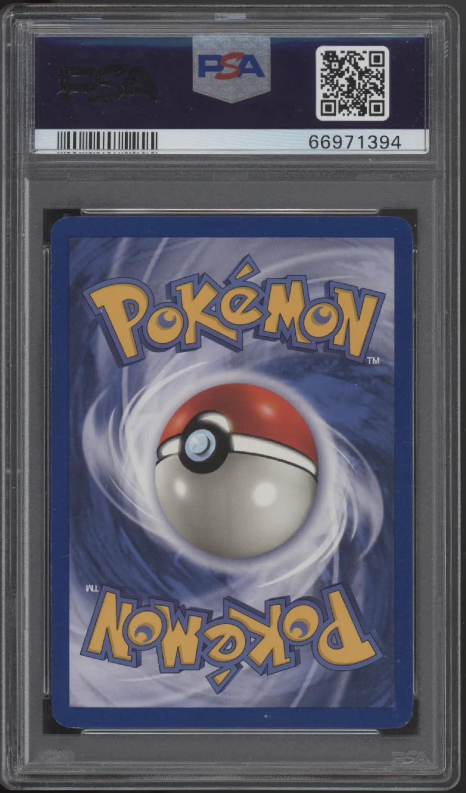 Dragonite Pokemon Fossil Holo #4 PSA 8 - Image 2
