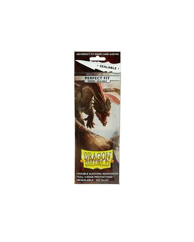 Dragon Shield: 100ct Standard Size Sealable Perfect Fit Smoke Sleeves
