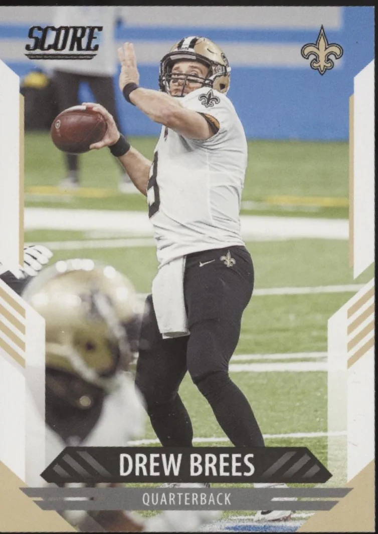 Drew Brees Football Lot of 10 - Image 3
