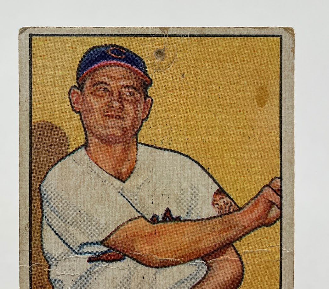 Early Wynn 1951 Bowman #78 Cleveland Indians GD - Image 3