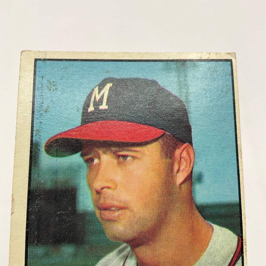 Ed Mathews 1961 Topps #120 Milwaukee Braves GD - Image 3