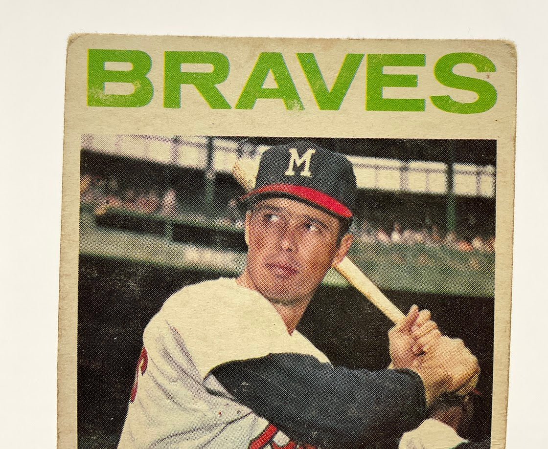 Ed Mathews 1964 Topps #35 Milwaukee Braves VG - Image 3