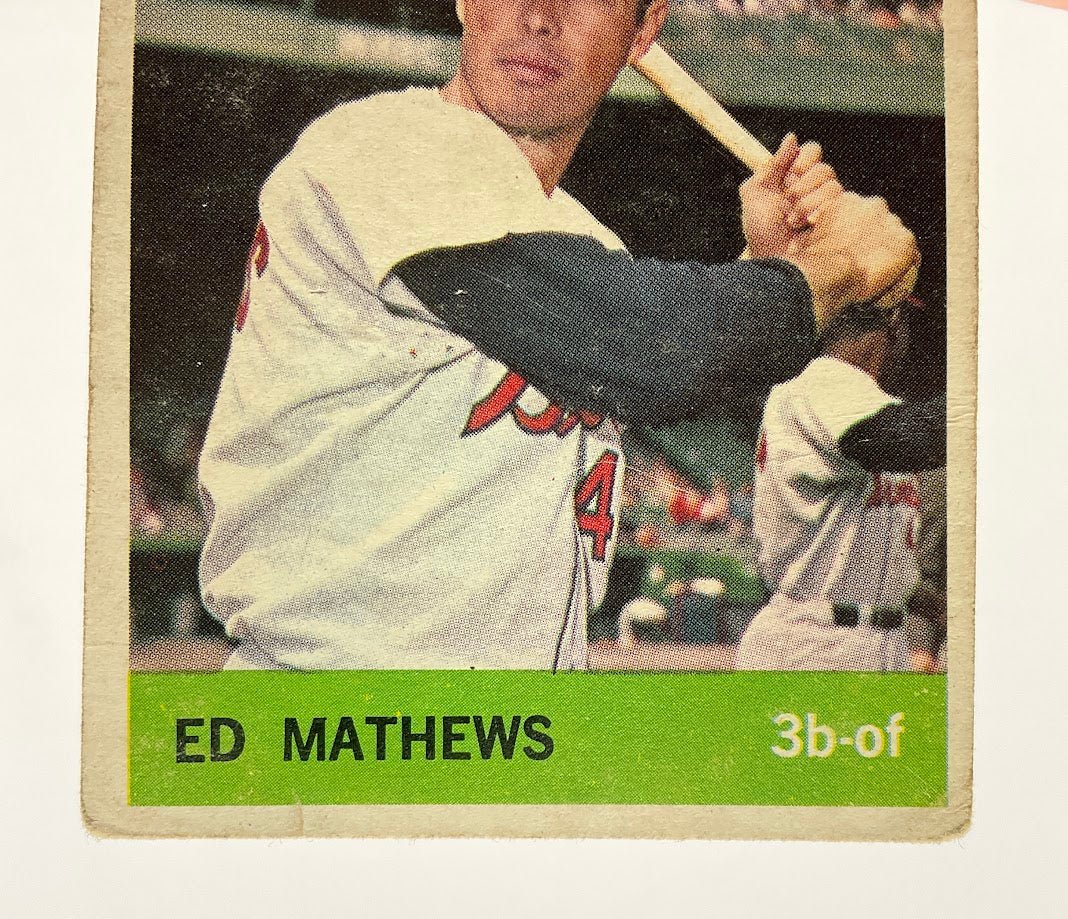 Ed Mathews 1964 Topps #35 Milwaukee Braves VG - Image 4