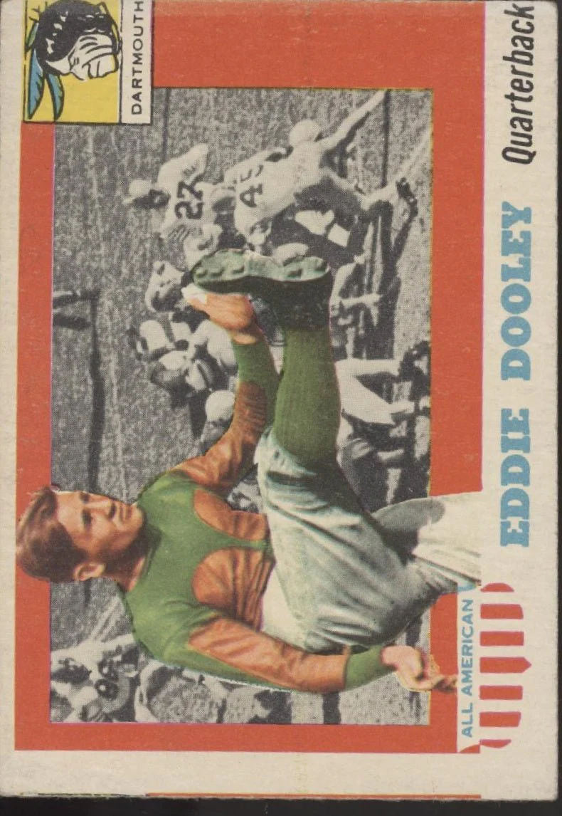 Eddie Dooley 1955 Topps All American RC #54 VG