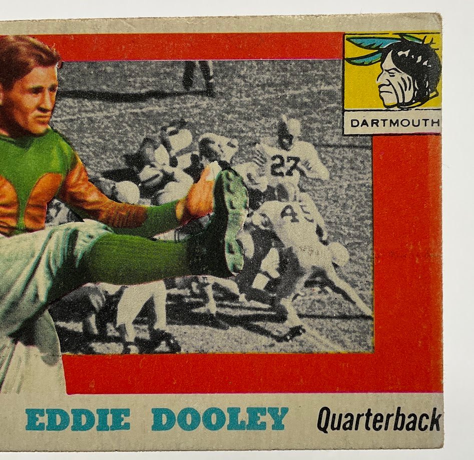 Eddie Dooley 1955 Topps All American RC #54 VG - Image 3