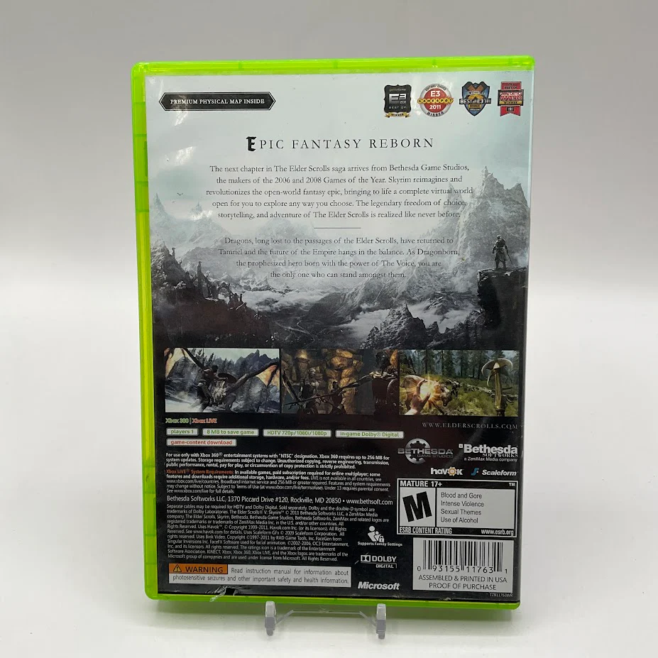 Elder Scrolls V: Skyrim Xbox 360 Used #2 - Image 2