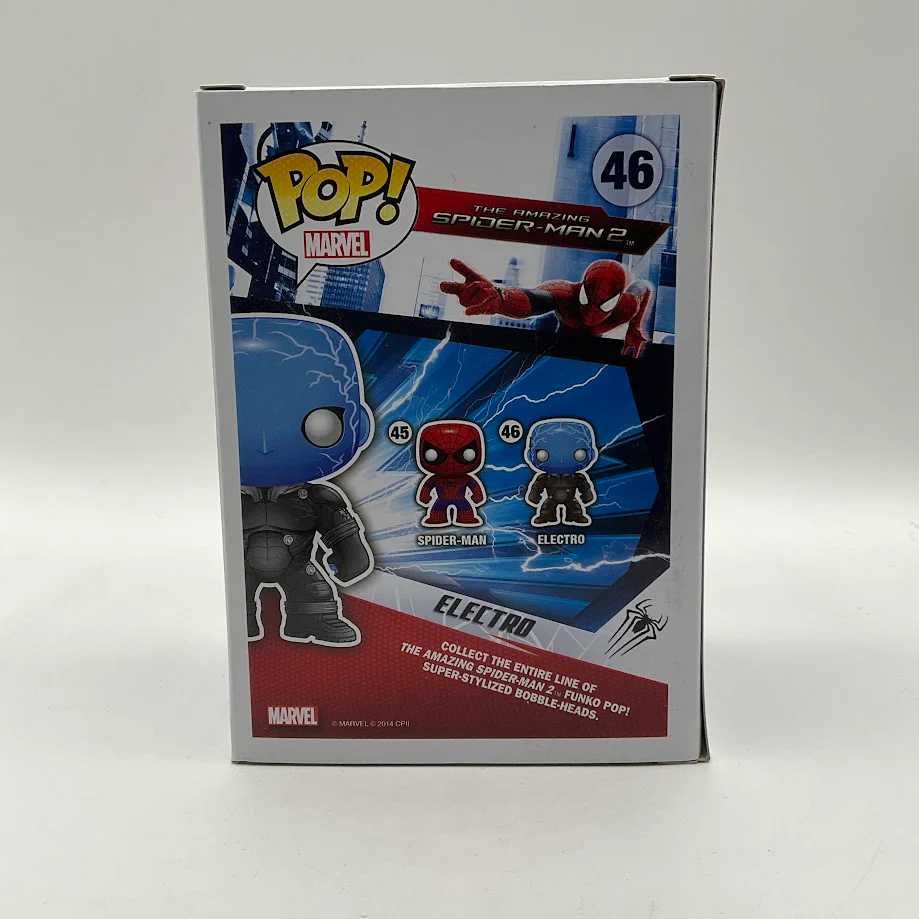 Electro Funko Pop! The Amazing Spider-Man 2 #46 GITD Hot Topic Exclusive - Image 3