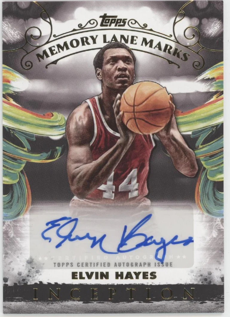 Elvin Hayes 2024-25 Topps Inception Memory Lane Marks Auto #Mlm-EH