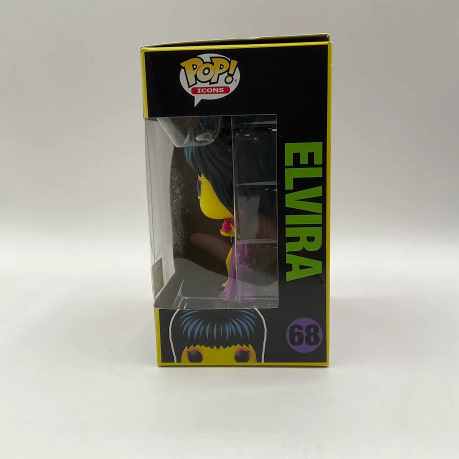 Elvira (Blacklight) Funko Pop! Icons #68 Entertainment Earth Exclusive - Image 2
