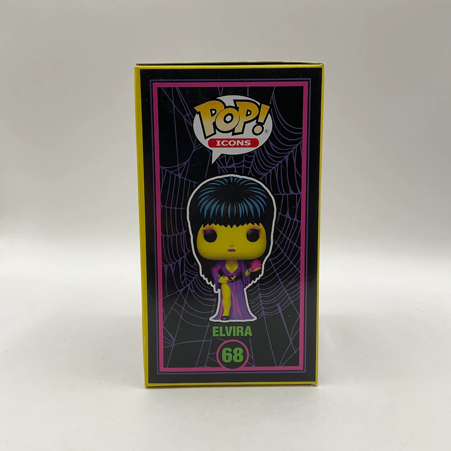 Elvira (Blacklight) Funko Pop! Icons #68 Entertainment Earth Exclusive - Image 4