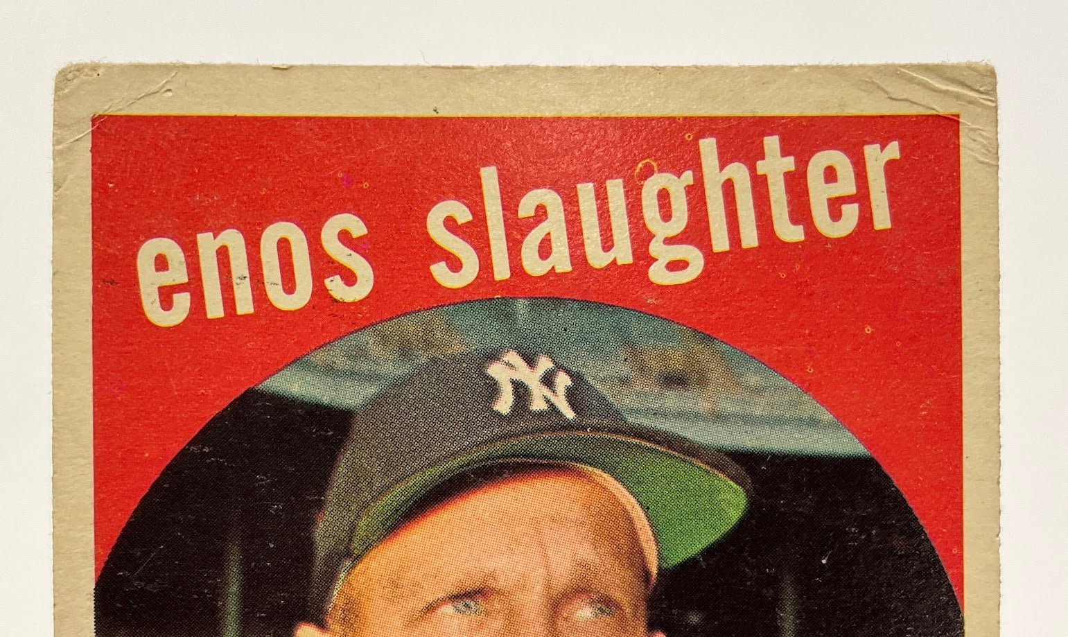 Enos Slaughter 1959 Topps #155 New York Yankees GD - Image 3