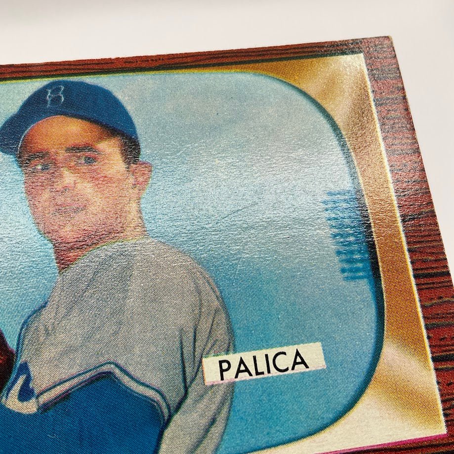 Erv Palica 1955 Bowman #195 Brooklyn Dodgers VG-EX #2 - Image 3