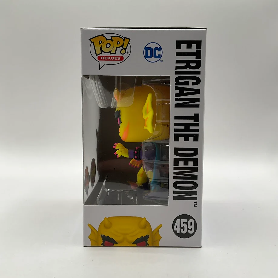 Etrigan the Demon Funko Pop! Justice League #459 Black Light Chase PX Previews - Image 2