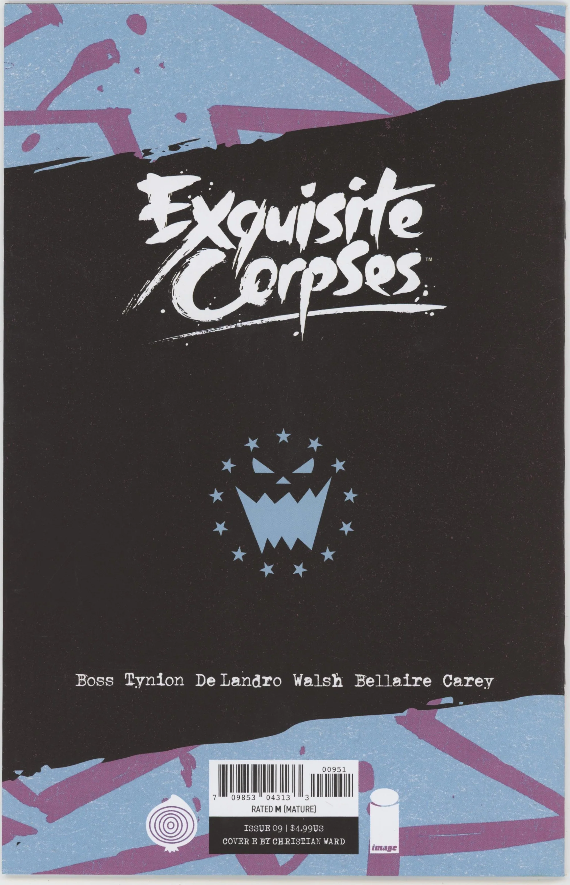 Exquisite Corpses #9 Cover E 1 in 25 Christian Ward Full Art Variant (Mature) - Image 2