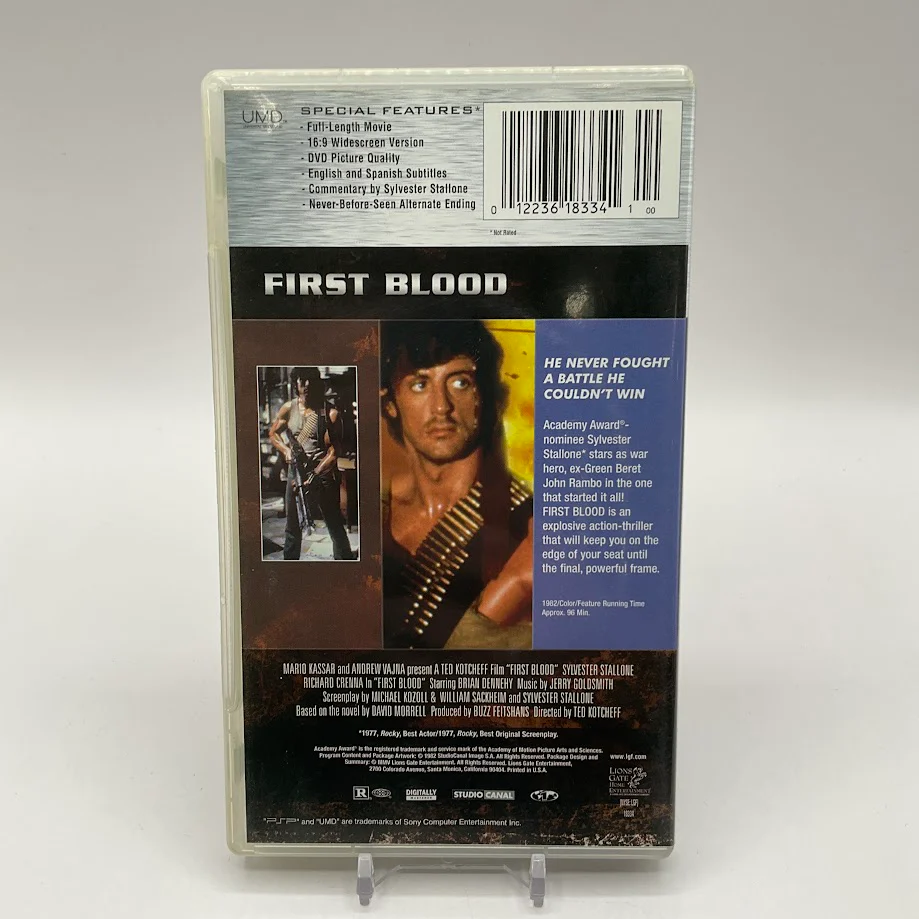 First Blood [UMD] PSP Used - Image 2