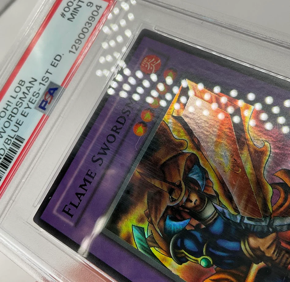 Flame Swordsman Yu-Gi-Oh! Legend of Blue-Eyes White Dragon 1st Ed #003 PSA 9 - Image 4