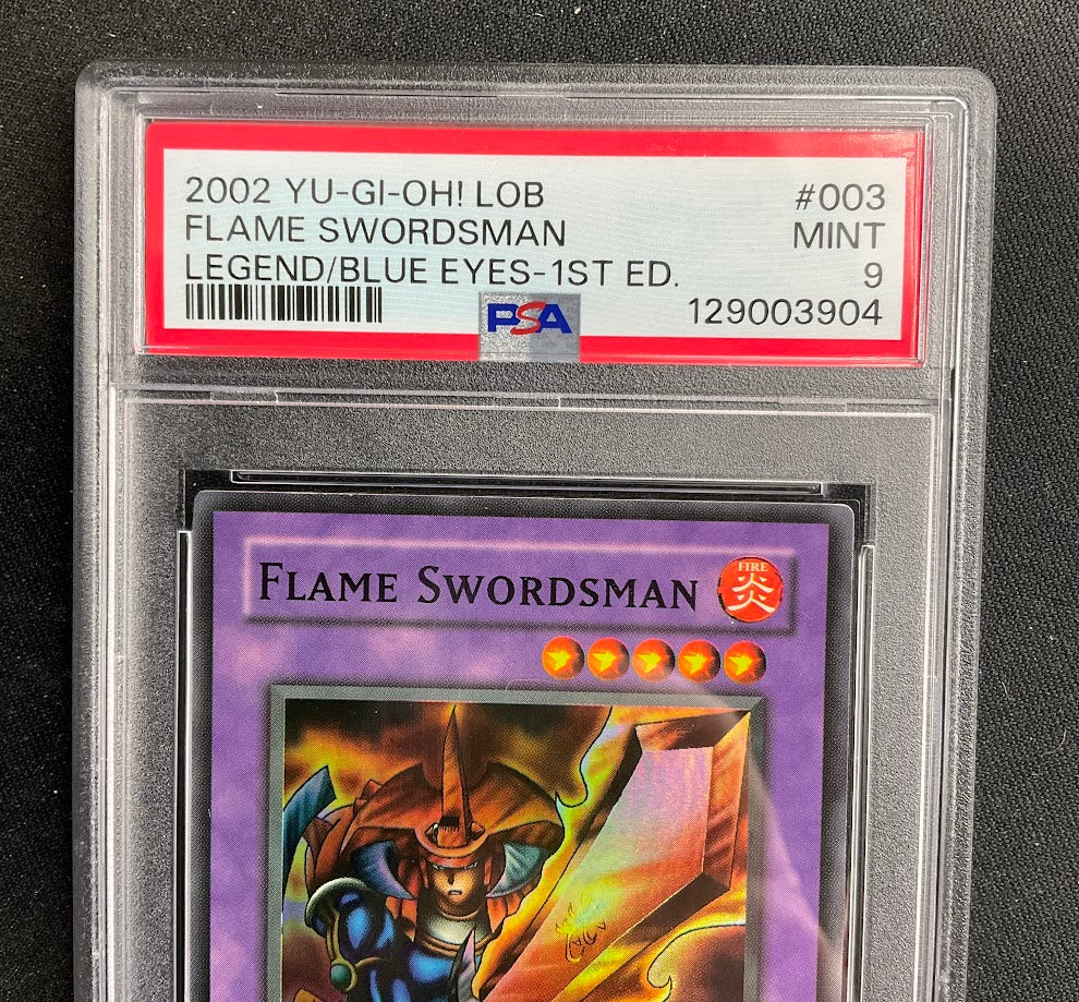 Flame Swordsman Yu-Gi-Oh! Legend of Blue-Eyes White Dragon 1st Ed #003 PSA 9 - Image 5