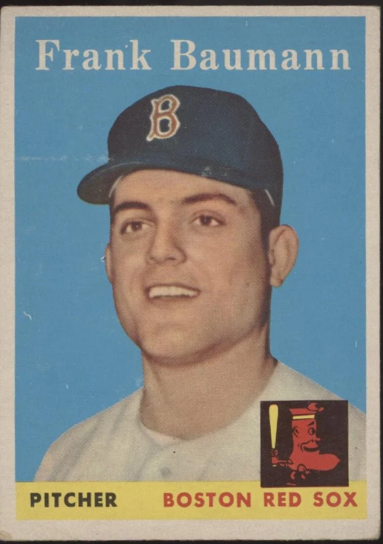 Frank Baumann 1958 Topps RC #167 Boston Red Sox EX