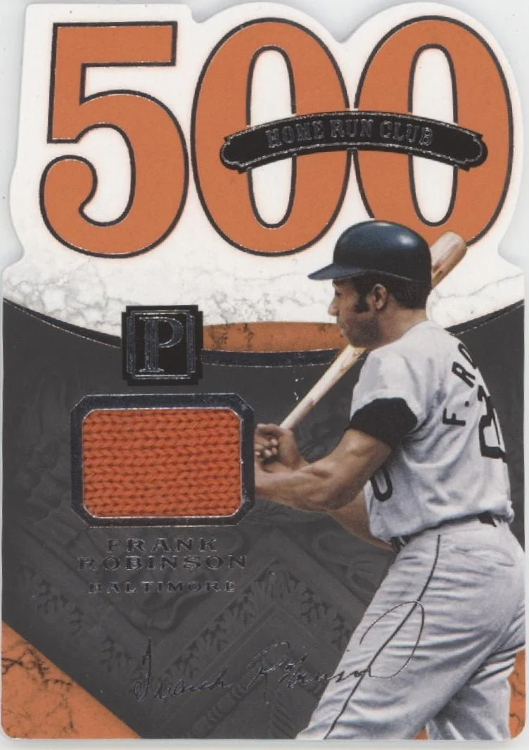 Frank Robinson 2016 Panini Pantheon 500 Home Run Club Swatch 190/199 #8